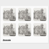 ピーターパン像Kirriemuirスコットランド2007 スクエアシール (シート)