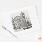 ピーターパン像Kirriemuirスコットランド2007 スクエアシール (封筒)