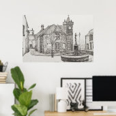 ピーターパン像Kirriemuirスコットランド2007 ポスター (ホームオフィス)