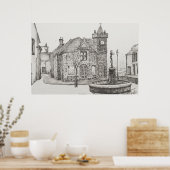 ピーターパン像Kirriemuirスコットランド2007 ポスター (キッチン)