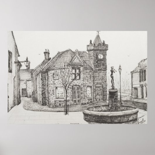 ピーターパン像Kirriemuirスコットランド2007 ポスター (正面)