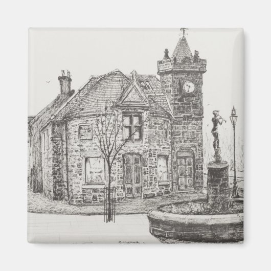 ピーターパン像Kirriemuirスコットランド2007 マグネット (正面)