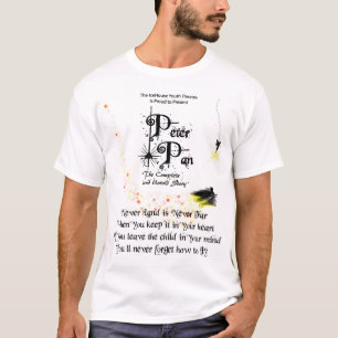 ピーターパン完全で、明かでない物語 Tシャツ