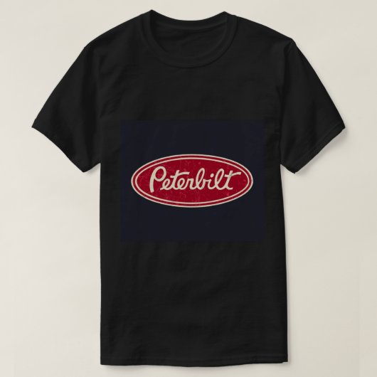 ピータービルトトラックレースヴィンテージブランケット Tシャツ (デザイン正面)