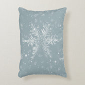 ピーターブルースノーフレークウィンターピロー アクセントクッション (正面(垂直))