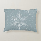 ピーターブルースノーフレークウィンターピロー アクセントクッション (裏面)