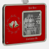 ピーターベルズクリスマス シルバープレートフレームオーナメント (右)