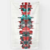 ピーターボローイングランドスカイライン 横断幕 (縦)