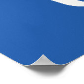 ピーターボローUKタウンタイポグラフィミニマリストアートワーク ポスター (角)