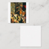 ピーターポール・ルーベンスによるイグネイシャスの幻影 スクエア名刺 (正面/裏面)
