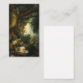 ピーターポール・ルーベンスによる聖ヒューバートの奇跡 名刺 (正面/裏面)