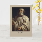 ピーターポールRubensの挨拶状著セントピーター カード (黄色い花)