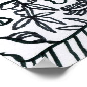 ピーターマックススタイルオリジナル署名スケッチ ポスター (角)