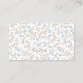 ピーターラビットとママおむつラッフル エンクロージャーカード (裏面)