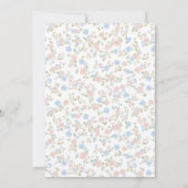 ピーターラビットとママの誕生日1日 招待状 (裏面)