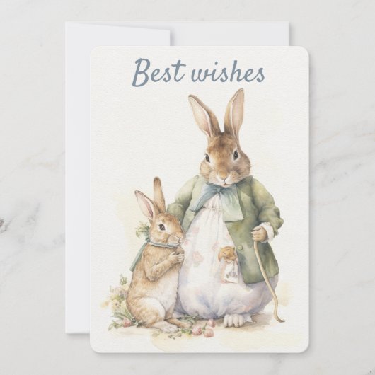 ピーターラビットのグリーティングカード シーズンカード (正面)