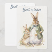 ピーターラビットのグリーティングカード シーズンカード (正面/裏面)
