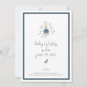 ピーターラビットのベビーシャワー招待状 招待状 (裏面)