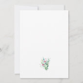 ピーターラビットのベビーシャワー 招待状 (裏面)