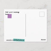 ピーターラビットの男の子の誕生日ポストカード - オーダーメイド ポストカード (裏面)