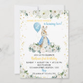 ピーターラビットの男の子の誕生日招待状 招待状 (正面)