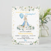 ピーターラビットの男の子の誕生日招待状 招待状 (スタンド正面)