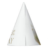 ピーターラビットウォーターカラー誕生日 パーティーハット (裏面)