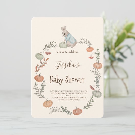 ピーターラビットオータム秋招待状 招待状 (スタンド正面)