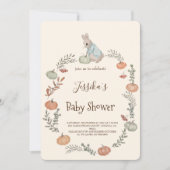 ピーターラビットオータム秋招待状 招待状 (正面)