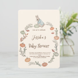 ピーターラビットオータム秋招待状 招待状