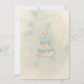 ピーターラビットガーデンバースデーパーティー 招待状 (裏面)