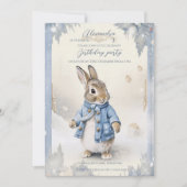 ピーターラビットズウィンターホリデーズ誕生日 招待状 (正面)