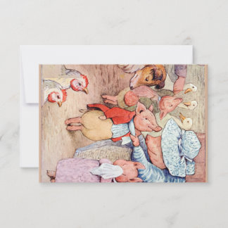 ピーターラビットティッシュペーパー サンキューカード