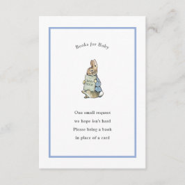 ピーターラビットブルーヴィンテージベビー本 エンクロージャーカード