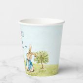 ピーターラビットベビーのボーイファースト誕生日 紙コップ (裏面)