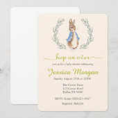 ピーターラビットベビーシャワー招待状 招待状 (正面/裏面)