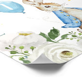 ピーターラビットボーイ誕生日フォトマイルストーンサイン ポスター (角)