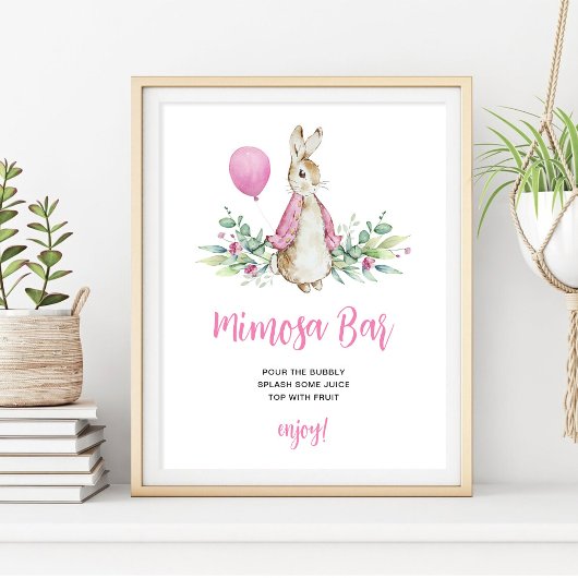 ピーターラビットミモザバー ポスター