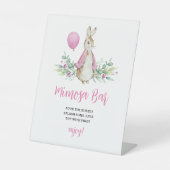 ピーターラビットミモザバー 台座サイン (正面)