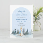 ピーターラビット冬のアーチベイビーシャワー 招待状 (スタンド正面)
