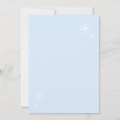 ピーターラビット冬のアーチベイビーシャワー 招待状 (裏面)