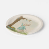 ピーターラビット子供の誕生日&ゲーム ペーパープレート (アングル)