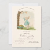 ピーターラビット誕生日&ゲーム 招待状 (正面)