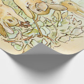 ピーターラビット4ラッピング紙 ラッピングペーパー (角)