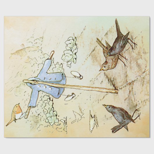 ピーターラビット6ラッピング紙 ラッピングペーパー (フラット)