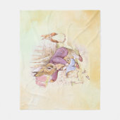 ピーターラビット9 フリースブランケット (正面)