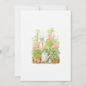 ピーターラビット ガーデン バースデー 招待状 (裏面)