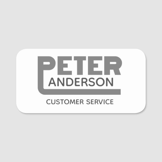 ピーター名タグ 名札 (正面)