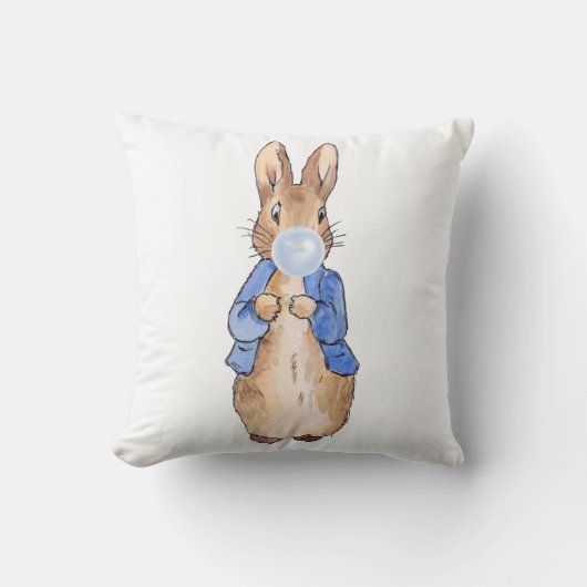 ピーター吹のブルーバブルガム クッション (正面)