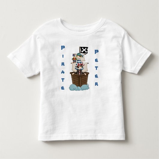 ピーター海賊 トドラーTシャツ (正面)